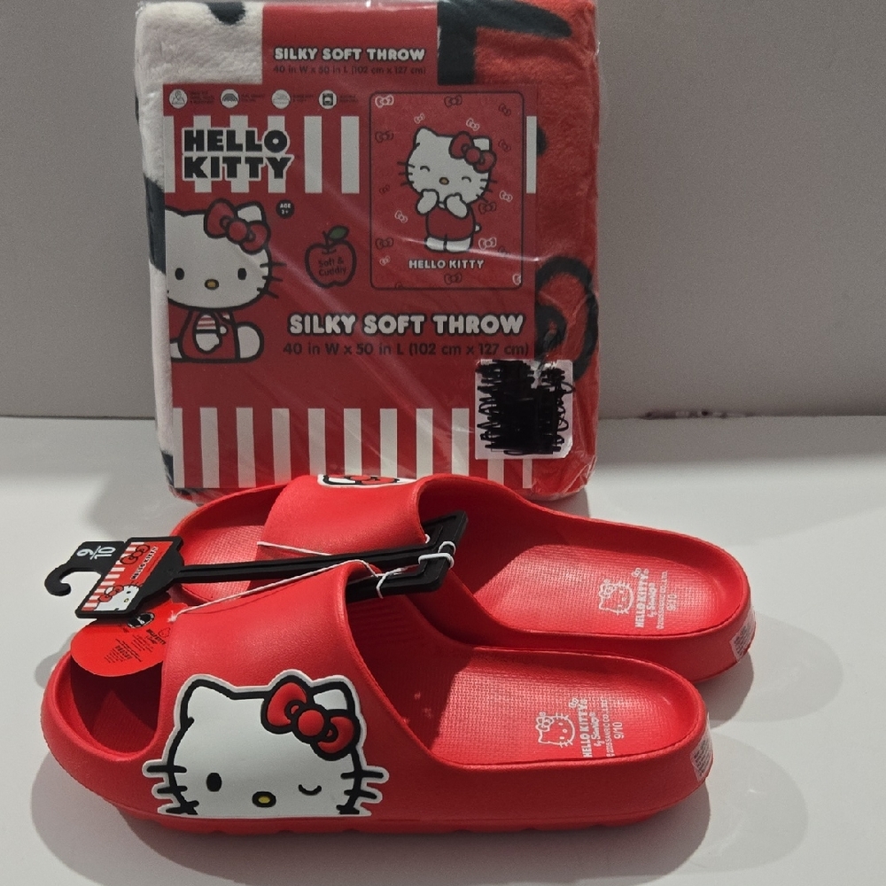 Hello Kitty Red Slippers